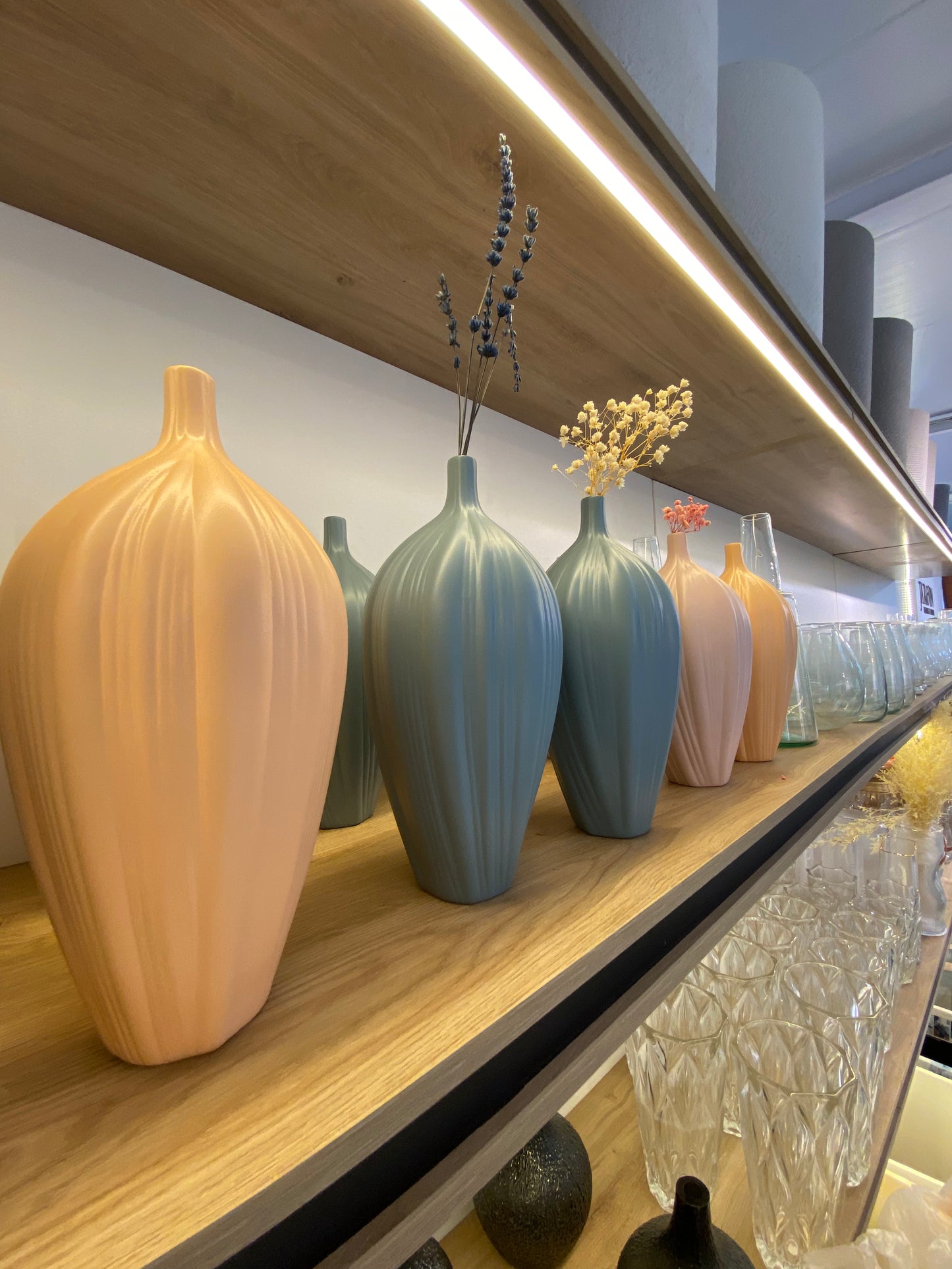 Savanna vase en résine